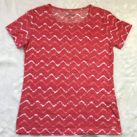 Vineyard Vines Short Sleeve Tee‎ Women's Size XS Lightweight Semi Sheer T-Shirt - Picture 8 of 8